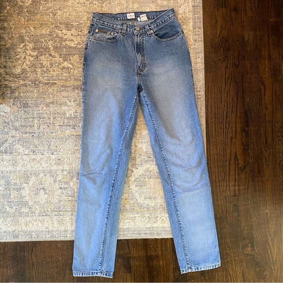 Calvin Klein Jeans Denim - VTG 90s Ck Calvin Klein High Waisted Straight Leg Jeans | 26